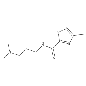N-[3-(Dimethylamino)propyl]-3-methyl-1,2,4-thiadiazole-5-carboxamide Structure