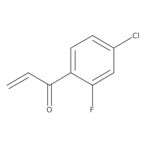1-(4-Chloro-2-fluorophenyl)prop-2-en-1-one结构式