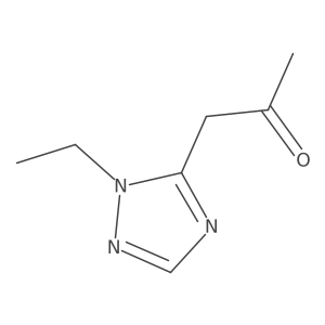 1-(1-ethyl-1H-1,2,4-triazol-5-yl)propan-2-one结构式