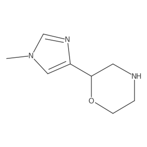 2-(1-methyl-1H-imidazol-4-yl)morpholine Structure