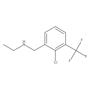N-(2-Chloro-3-(trifluoromethyl)benzyl)ethanamine结构式