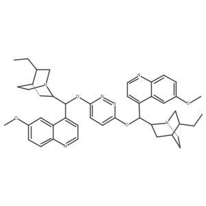 (8I+/-,9R)-(8a(2)a(2)I+/-,9a(2)a(2)R)-9,9a(2)a(2)-[3,6-Pyridazinediylbis(oxy)]bis[10,11-dihydro-6a(2)-methoxycinchonan]结构式