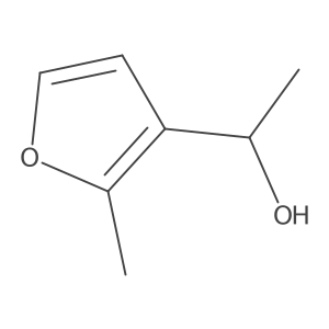 (1S)-1-(2-methylfuran-3-yl)ethan-1-ol结构式