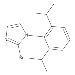 2-Bromo-1-(2,6-diisopropylphenyl)-1H-imidazole Structure
