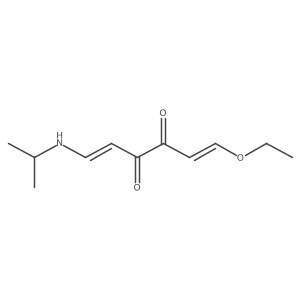 1,5-Hexadiene-3,4-dione, 1-ethoxy-6-[(1-methylethyl)amino]-, (E,Z)-结构式