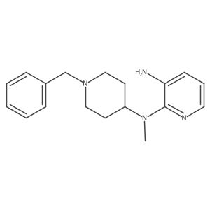 1-Benzyl-4-[N-methyl-N-(3-amino-2-pyridinyl)amino]piperidine Structure
