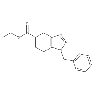 ethyl 1-benzyl-4,5,6,7-tetrahydro-1H-1,2,3-benzotriazole-5-carboxylate Structure