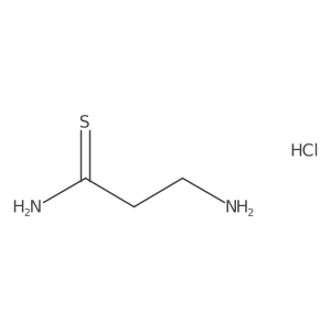 3-Aminopropanethioamide hydrochloride Structure