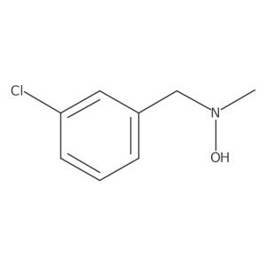 N-[(3-chlorophenyl)methyl]-N-methylhydroxylamine Structure