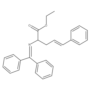 Ethyl 2-[(diphenylmethylene)amino]-5-phenyl-4-pentenoate Structure