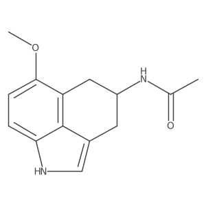 N-(1,3,4,5-Tetrahydro-6-methoxybenz[cd]indol-4-yl)acetamide Structure