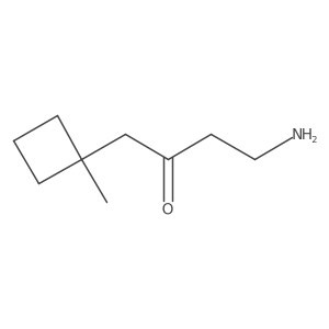 4-Amino-1-(1-methylcyclobutyl)butan-2-one Structure