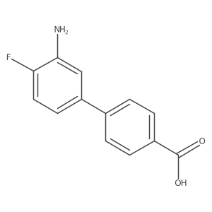 4-(3-Amino-4-fluorophenyl)benzoic acid结构式