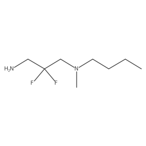 (3-Amino-2,2-difluoropropyl)(butyl)methylamine结构式