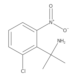 2-(2-Chloro-6-nitrophenyl)propan-2-amine Structure