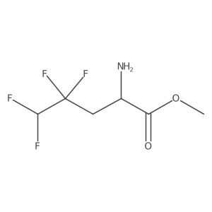 Methyl 2-amino-4,4,5,5-tetrafluoropentanoate Structure