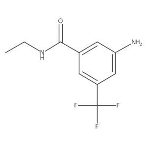 3-Amino-N-ethyl-5-(trifluoromethyl)benzamide Structure