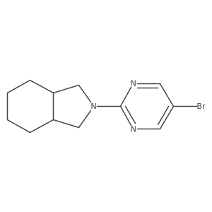 2-(5-bromopyrimidin-2-yl)-octahydro-1H-isoindole Structure
