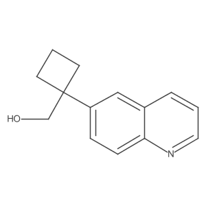 [1-(Quinolin-6-yl)cyclobutyl]methanol Structure