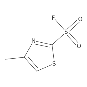 4-Methyl-1,3-thiazole-2-sulfonyl fluoride结构式