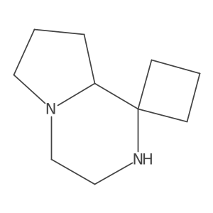 Hexahydro-2'H-spiro[cyclobutane-1,1'-pyrrolo[1,2-a]pyrazine] Structure