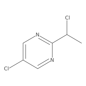 5-Chloro-2-(1-chloroethyl)pyrimidine Structure