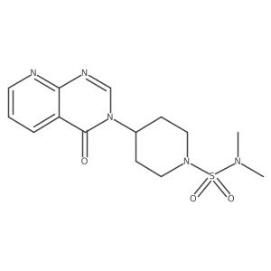 N,N-dimethyl-4-(4-oxopyrido[2,3-d]pyrimidin-3(4H)-yl)piperidine-1-sulfonamide Structure