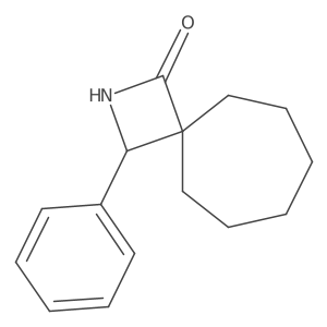 3-Phenyl-2-azaspiro[3.6]decan-1-one结构式