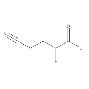 4-Cyano-2-fluorobutanoic acid Structure