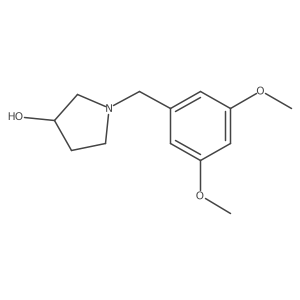 1-(3,5-Dimethoxybenzyl)pyrrolidin-3-ol结构式