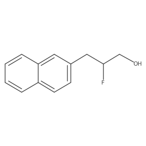 2-Fluoro-3-(naphthalen-2-yl)propan-1-ol结构式