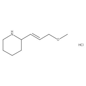 2-[(1E)-3-methoxyprop-1-en-1-yl]piperidine hydrochloride Structure