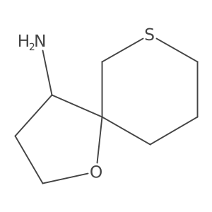 1-Oxa-7-thiaspiro[4.5]decan-4-amine Structure