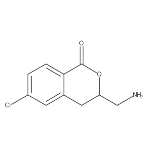3-(aminomethyl)-6-chloro-3,4-dihydro-1H-2-benzopyran-1-one Structure