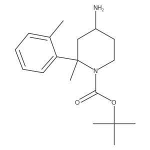 Tert-butyl 4-amino-2-methyl-2-(2-methylphenyl)piperidine-1-carboxylate Structure