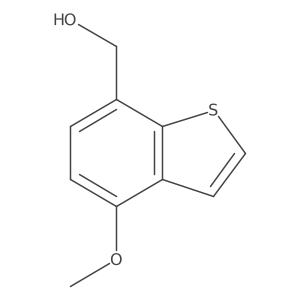 (4-Methoxy-1-benzothiophen-7-yl)methanol结构式