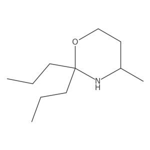 4-Methyl-2,2-dipropyl-1,3-oxazinane结构式