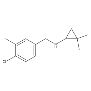 N-[(4-chloro-3-methylphenyl)methyl]-2,2-dimethylcyclopropan-1-amine Structure