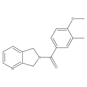 (4-methoxy-3-methylphenyl)(5H-pyrrolo[3,4-b]pyridin-6(7H)-yl)methanone结构式