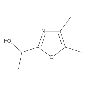 (1S)-1-(dimethyl-1,3-oxazol-2-yl)ethan-1-ol结构式