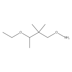 O-(3-ethoxy-2,2-dimethylbutyl)hydroxylamine Structure