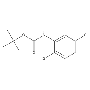 tert-butyl N-(5-chloro-2-sulfanylphenyl)carbamate Structure