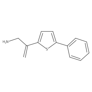 2-(5-Phenylthiophen-2-yl)prop-2-en-1-amine结构式