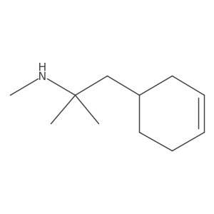 [1-(Cyclohex-3-en-1-yl)-2-methylpropan-2-yl](methyl)amine结构式