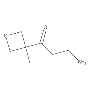 3-Amino-1-(3-methyloxetan-3-yl)propan-1-one Structure