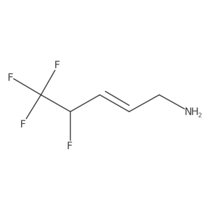 4,5,5,5-Tetrafluoropent-2-en-1-amine结构式