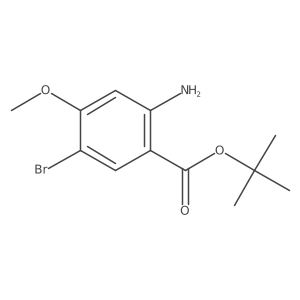 Tert-butyl 2-amino-5-bromo-4-methoxybenzoate Structure