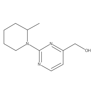 [2-(2-Methylpiperidin-1-yl)pyrimidin-4-yl]methanol Structure