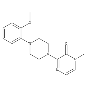 3-[4-(2-Methoxyphenyl)piperazin-1-yl]-1-methyl-1,2-dihydropyrazin-2-one Structure
