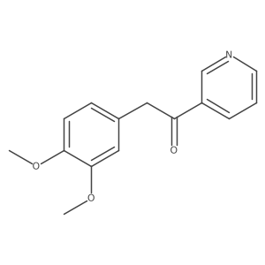 3,4-Dimethoxybenzyl 3-pyridyl ketone结构式